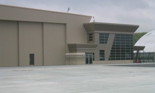 Hangar complete with offices, and apron. Hanscom Field Bedford, MA